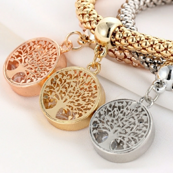 ONE LEFT!!  Tree Of Life Bracelet Set - Picture 3 of 5